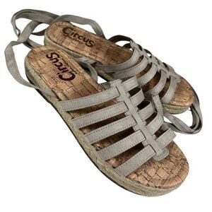NWOT Circus by Sam Edelman Mini Platform Espadrille ￼Gladiator Sandals